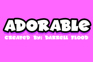 Adorable: The Perfect Font for Charming Craft Projects