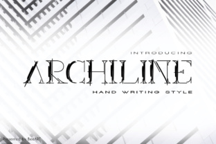 Archiline: The Hand-Scratched Display Font for Creative Marketers