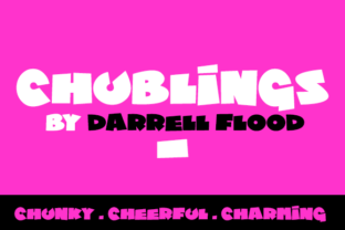 Chublings: A Fun and Engaging Display Font for Editorial Design