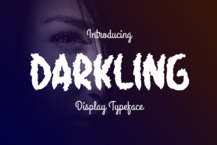 Darkling: A Decorative Display Font for Creative Makers