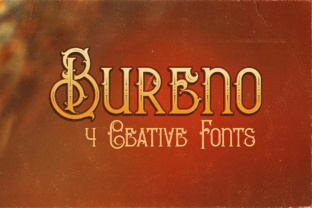Discover Bureno: A Vintage Style Font for Creative Branding