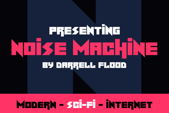 Discover Noise Machine: A Bold, Modern Typeface