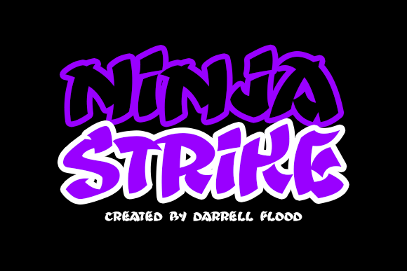 Discover the Dynamic NinjaStrike Font