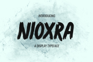Discover the Versatile Nioxra Display Font