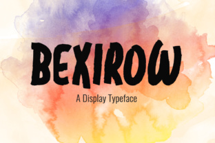 Discovering Bexirow: A Bold Playful Display Font for Editorial Design