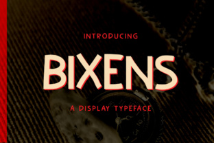 Enhance Your Brand with Bixens: A Fun Display Font