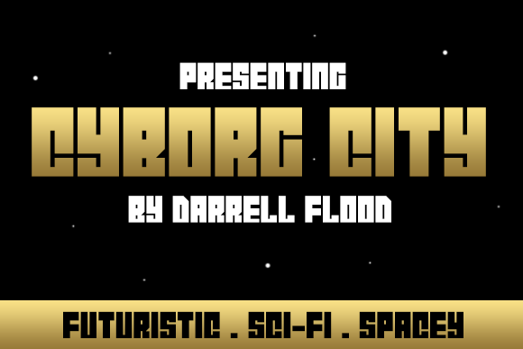 Enhance Your Brand with Cyborg City: A Futuristic Sci-Fi Font