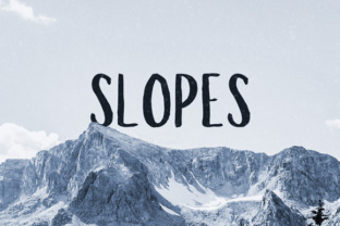 Enhance Your Brand with Slopes: A Handmade Brush Font