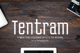 Enhance Your Brand with Tentram: A Retro Mobile Font