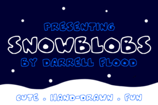 Enhance Your Winter Campaigns with Snowblobs Font