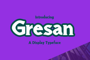 Enhancing Web Design with Gresan, a New Display Font