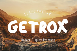 Getrox: A Playful Display Font for Creative Web Design