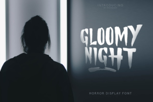 Gloomy Night: A Quirky Marker Font for Creative Makers