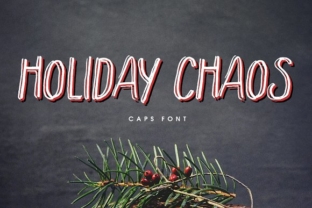 Holiday Chaos: A Handcrafted Font for Elegant Publishing