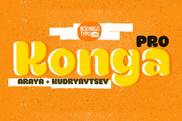 Konga Pro: A Versatile Display Font for Editorial Design