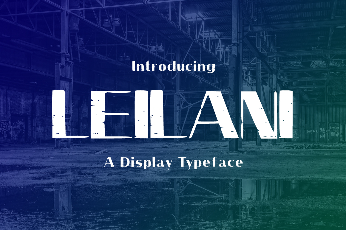 Leilani: A Modern Display Font for Bold Editorial Design