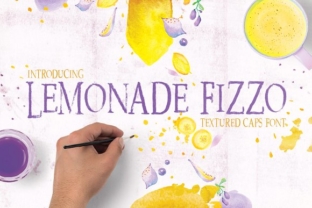 Lemonade Fizzo: A Handcrafted Font for Bold Branding