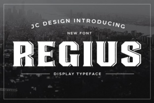 Regius: The Retro Font for Bold Branding