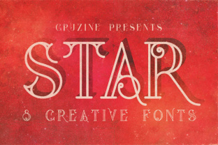 Star Red: The Perfect Vintage Display Font for Your Brand