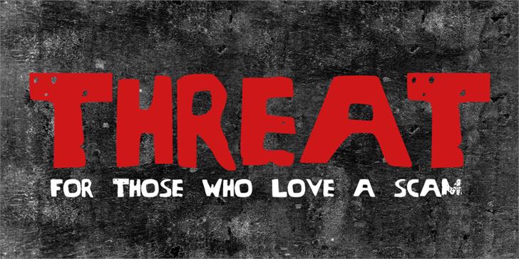 Threat: A Unique Display Font for Editorial Design