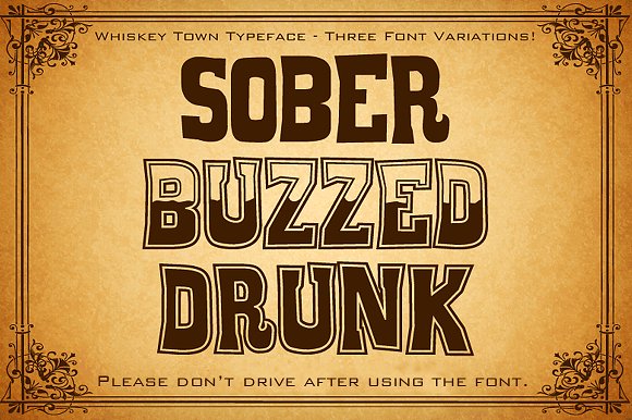 Whiskey Town: A Fun Loose, Western Font for Editorial Design