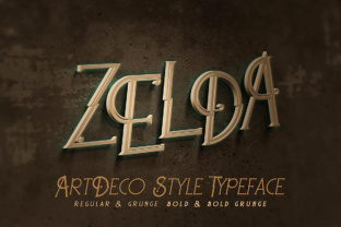 Zelda: The Perfect Art Deco Font for Crafters and Designers